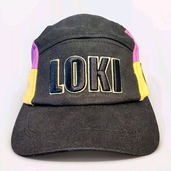 Disney Marvel Loki Baseball Cap Hat for Adults Embroidered Eyelets OS NWT - Picture 1 of 12